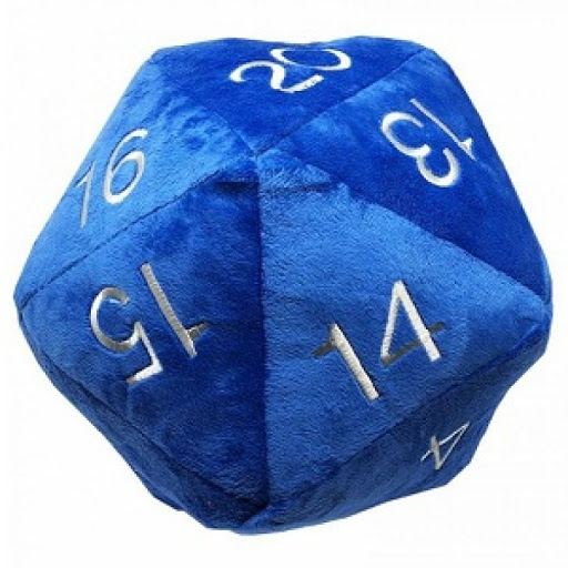 D20 Novelty Plush - Blue